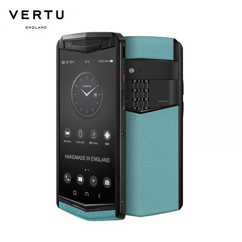 VERTU 纬图 ASTER P 哥特系列商务手机智能双卡双待 全网通 高端特色手机 威图 粉蓝色