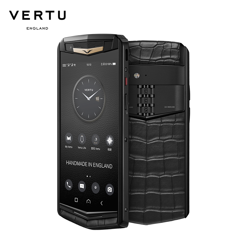 VERTU 纬图 ASTER P 哥特系列商务手机智能双卡双待 全网通4G 高端特色手机 鳄鱼皮 炫目金