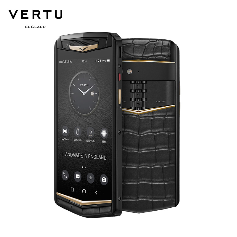 VERTU 威图ASTER P 哥特系列商务手机智能双卡双待 全网通4G 高端特色手机 鳄鱼皮 耀目金