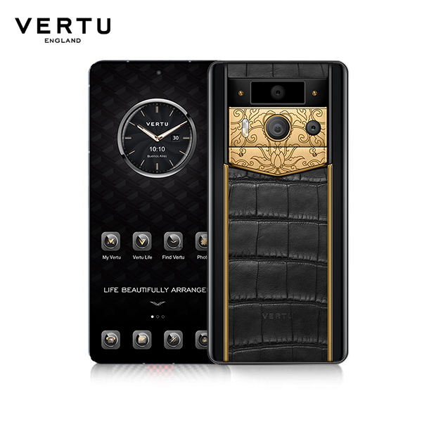 【黄金莲语】VERTU纬图 METAVERTU 2安全隐私加密双模型AI 黄金莲语款12GB+512GB