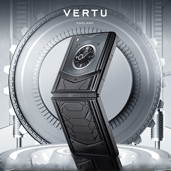 VERTU【钛合金机甲冠军款】纬图2024新款全网通5G商务fold折叠屏 65万次AI无折痕手机flip威图 限定钛合金机甲款